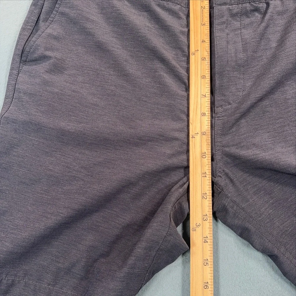 Faherty All Day Shorts Mens 35 Charcoal Gray Hybrid Performance Stretch 3315